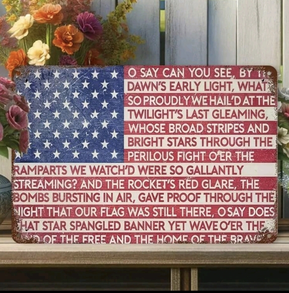 Other - Star Spangled Banner American Flag Decorative Art